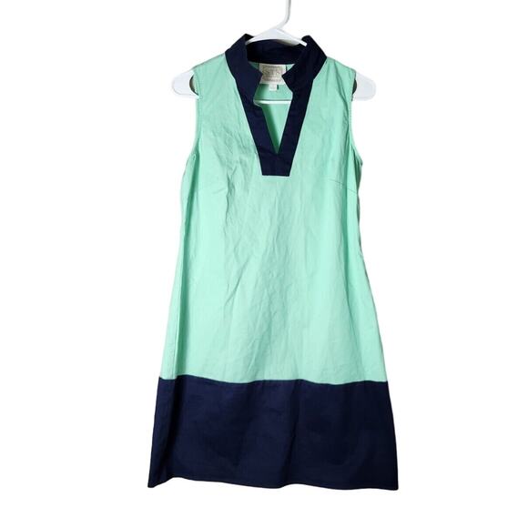 Sail to Sable Dresses & Skirts - Sail to Sable Shift Dress Size Small Blue Colorblock‎ Sleeveless